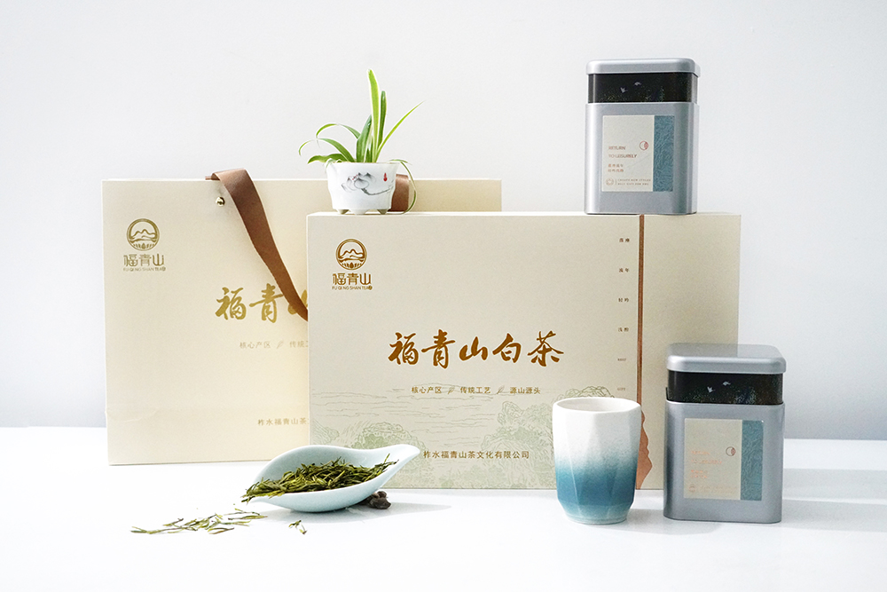 586福青山白茶100gX2盒